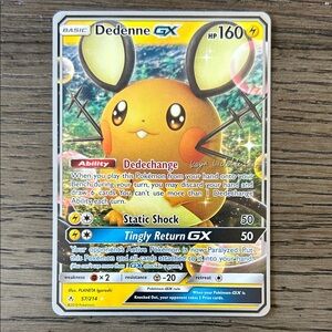 Dedenne GX Pokémon Card
